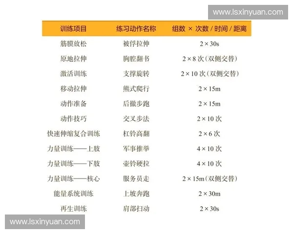 高效训练计划：如何科学安排时间与动作提升体能和表现